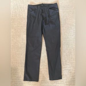 Mens lululemon size 34 R black ABC PANT